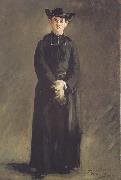 Edouard Manet Portrait de l'abbe Hurel (mk40) Spain oil painting artist